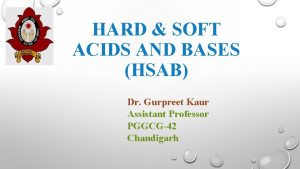 Theoretical basis of hardness and softness