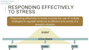UNDERSTANDI NG STRESS RESPONDING EFFECTIVELY TO STRESS Responding