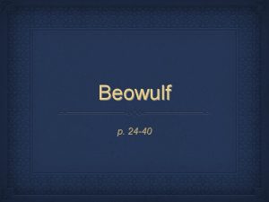 Beowulf hero archetype