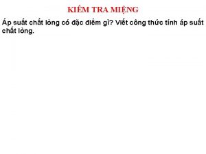 KIM TRA MING p sut cht lng c