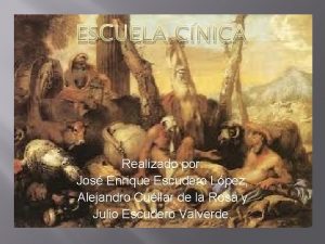 ESCUELA CNICA Realizado por Jos Enrique Escudero Lpez