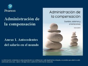 Administracin de la compensacin Anexo 1 Antecedentes del