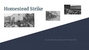 Homestead Strike By Donnie Requea and Adrian Brito