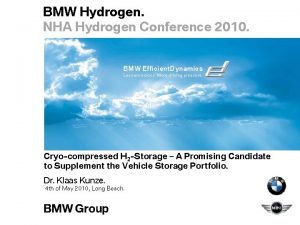 Hydrogen storage
