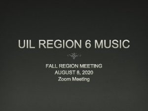 Music in region 6