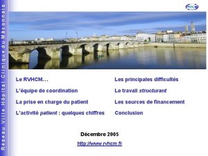 Rseau Ville Hpital Clinique du Mconnais Le RVHCM