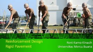 Reinforcement Design Rigid Pavement Reni Karno Kinasih Universitas