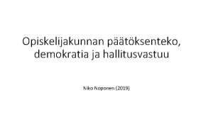 Niko noponen