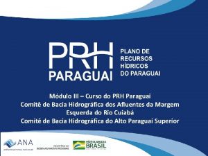 Mdulo III Curso do PRH Paraguai Comit de