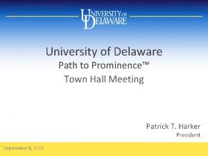 University of delaware