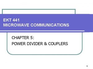 T junction power divider