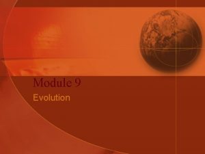 Module 9 Evolution Abiogenesis Life first arose from