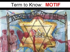 Motif literary definition Motif literary definition