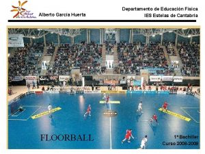 Alberto Garca Huerta FLOORBALL Departamento de Educacin Fsica