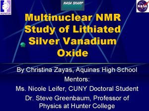 Multinuclear NMR Study of Lithiated Silver Vanadium Oxide