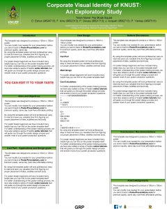 Corporate Visual Identity of KNUST An Exploratory Study