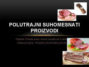 Mesar predmeti