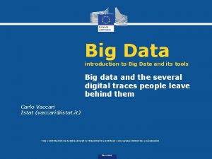 Big Data introduction to Big Data and its