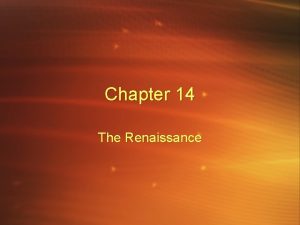 Chapter 14 The Renaissance Public Theatre Elizabethan Theatre