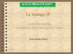 Licence informatique pau