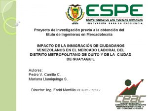 Proyecto de investigacin previo a la obtencin del