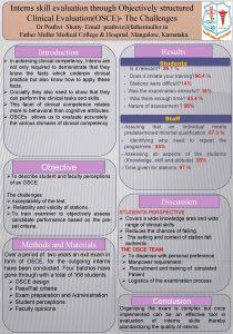 Interns skill evaluation through Objectively structured Clinical EvaluationOSCE