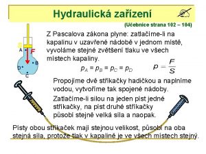 Hydraulick zazen Uebnice strana 102 104 S A