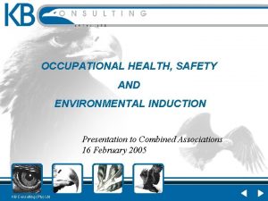 Health and safety induction presentation