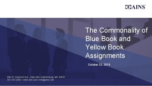 Cigie blue book standards