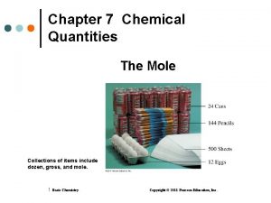 Unit chemical quantities the mole 1 step