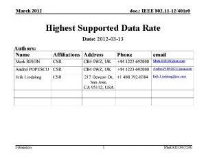 March 2012 doc IEEE 802 11 12401 r