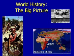 World History The Big Picture Prehistory What is