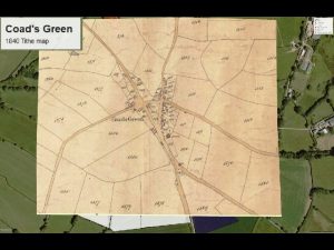 Tenements outlined in yellow were the property of