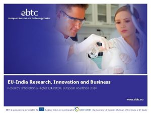 EUIndia Research Innovation and Business Research Innovation Higher