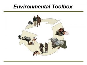 Environmental Toolbox General Awareness Training Module Environmental Officer