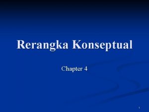 Rerangka Konseptual Chapter 4 1 Rerangka Konseptual Akuntansi