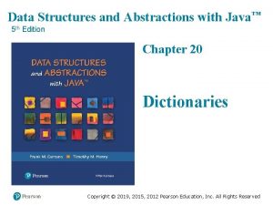 Data Structures and Abstractions with Java 5 th