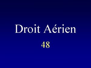 Droit Arien 48 Contrle darodrome Rfrence Documentation 4444
