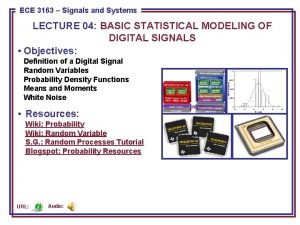 ECE 3163 8443Signals Pattern and Recognition ECE Systems