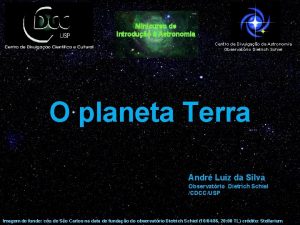 Minicurso de Introduo Astronomia Centro de Divulgao da