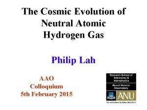 The Cosmic Evolution of Neutral Atomic Hydrogen Gas