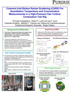 Coherent AntiStokes Raman Scattering CARS For Quantitative Temperature