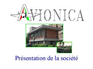 Prsentation de la socit Synthse des activits 12