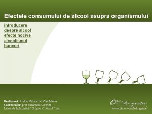 Efectele consumului de alcool asupra organismului