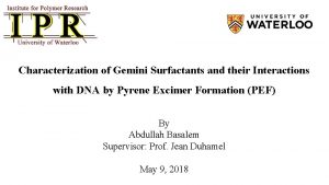 Characterization of Gemini Surfactants and their Interactions with