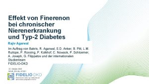 Effekt von Finerenon bei chronischer Nierenerkrankung und Typ2