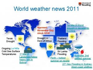 World weather news 2011 1 st March Worst
