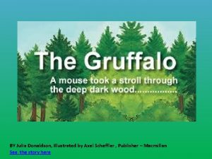 The gruffalo publisher