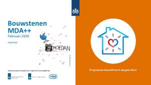 Bouwstenen MDA Februari 2020 Definitief Nationaal programma Geweld