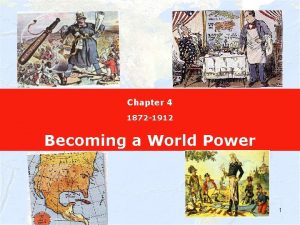 Chapter 4 1872 1912 Becoming a World Power